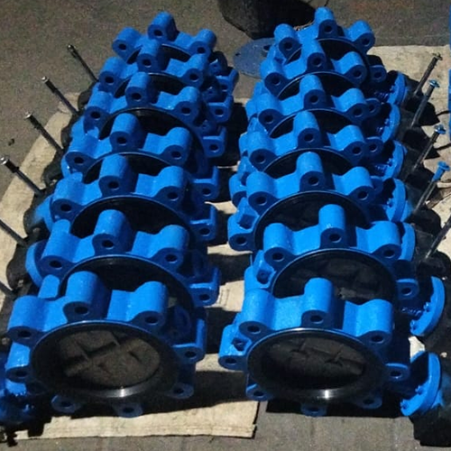 Wafer Type Lever Operated Butterfly Valve Exporter